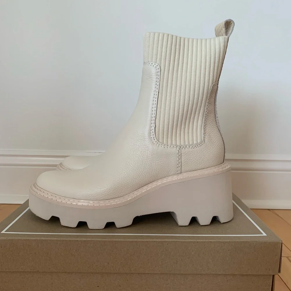 Dolce Vita Hoven H2O boot, ivory, size 7 - Picture 3 of 11
